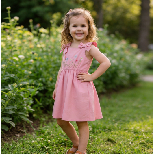 Set bebe Dulce Flor.Rosa